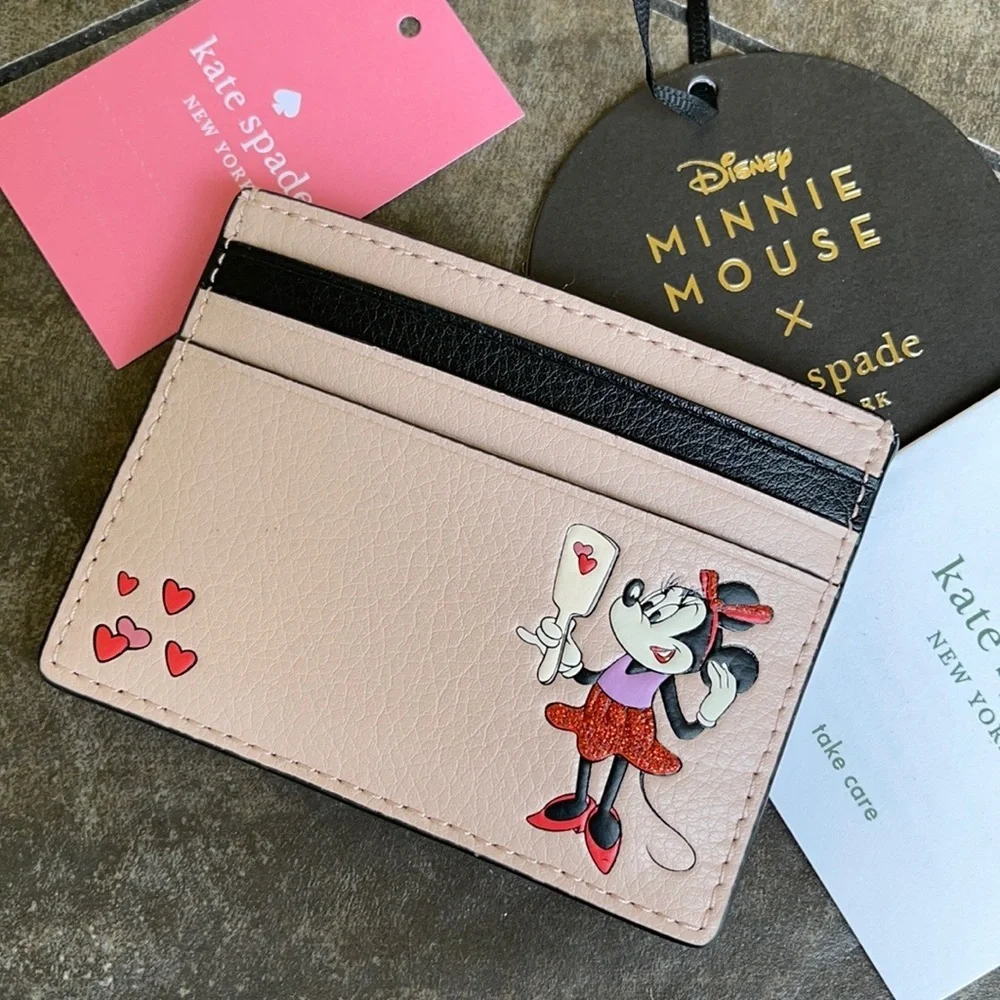 disney x kate spade new york minnie sm cardholder